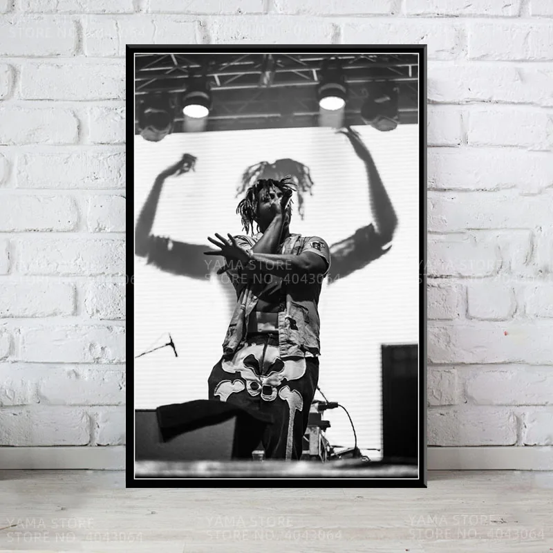 J100 Juice WRLD Rapper Star Rap Music Singer популярный альбом в стиле хип-хоп настенная Картина на
