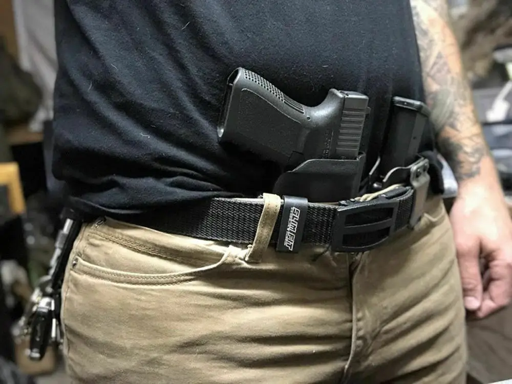 Журнал Iwb Kydex кобура магнитный переносчик держатель для Glock 17 19 22 23 26 27 31 32 43 внутри