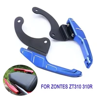 motorcycle tail handrail for zontes 310r zt310 aluminum rear shelf handle tail fin accessories zt 310 310 r