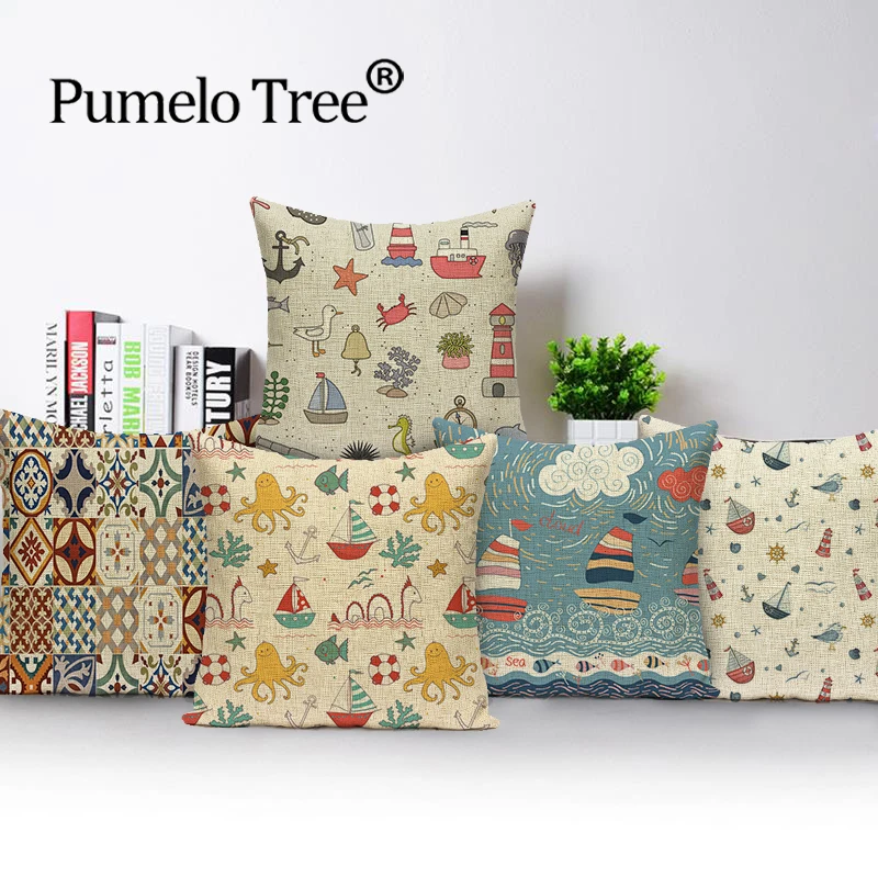 С переплетенными линиями Чехлы для подушек с геометрическим рисунком