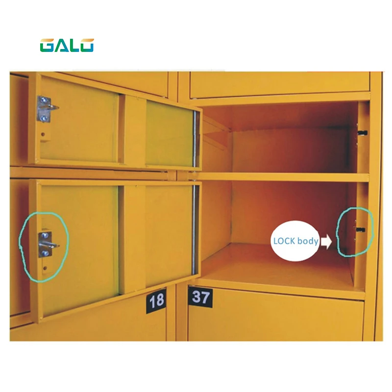 

5PCS/Set Express Cabinet Supermarket Locker Small Electronic Lock Vending Machine Electric Lock 12V With Lock Status Signal