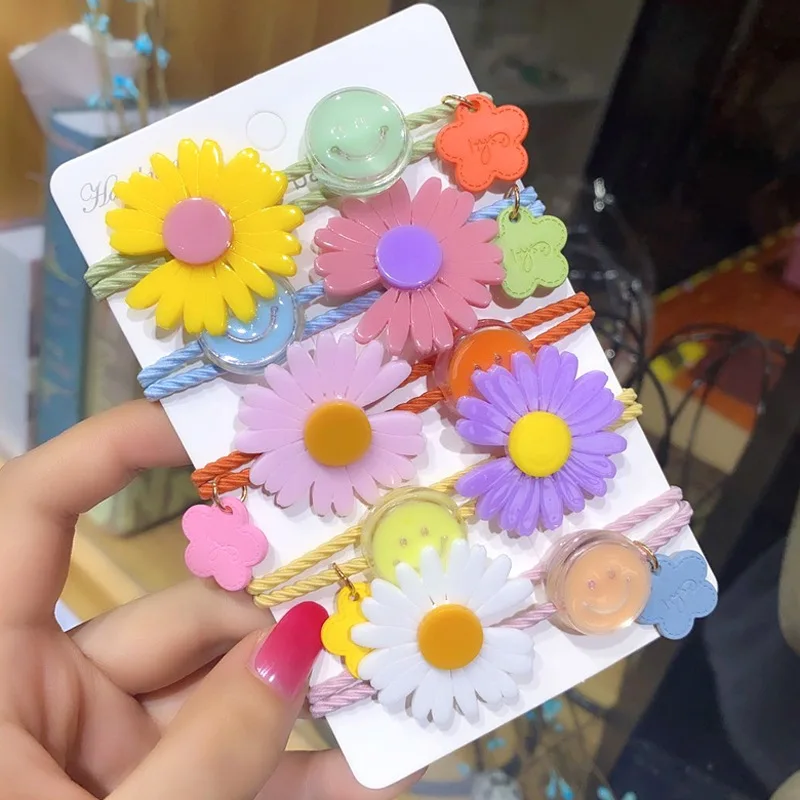

Little daisy flower hair cordage sweet ins famous girl hair band cute headwear