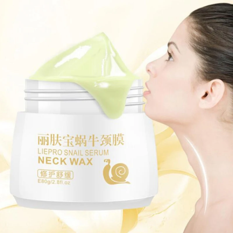 Улиточный жидкий крем для шеи отбеливающий лифтинг против морщин Укрепляющий