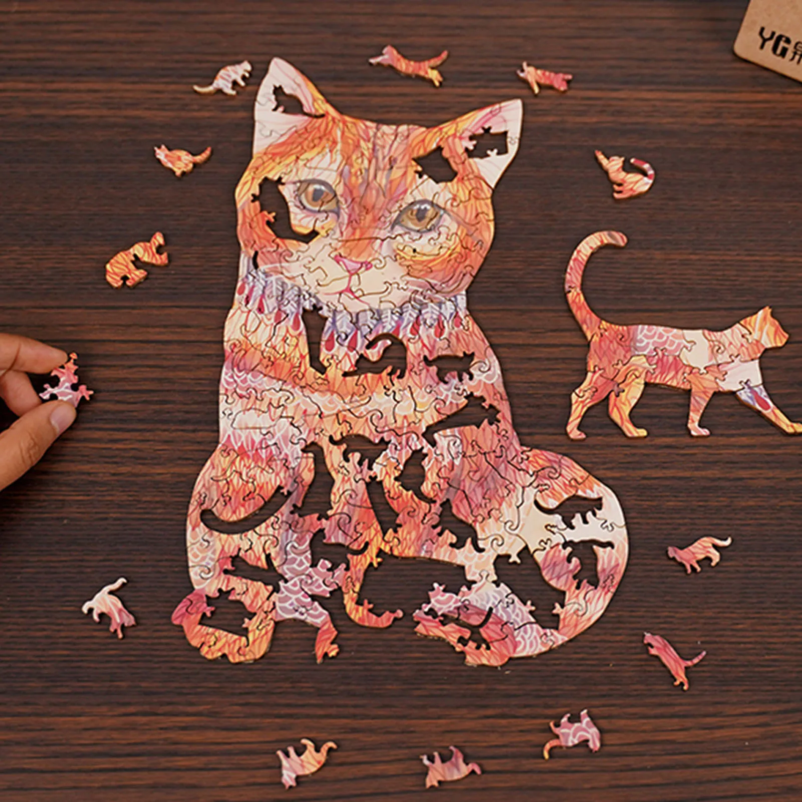 

High-quality Unique Wooden Jigsaw Puzzles Irregularly Shaped Animal Puzzles For Adults Kids Educational Puzzle Interactive Toy