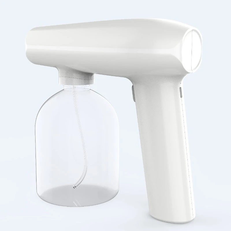 

2021 New Upgrade 500ML Wireless Nano Blue Light Steam Spray Disinfection Sprayer Gun USB Charging Sterilizing For Home Office