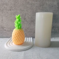 3d simulation pineapple candle silicone mold diy aromatherapy plaster silicone mold scented candles soap candle making supplies