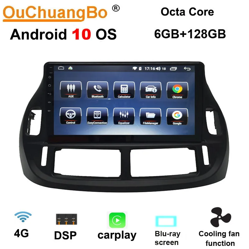 

Ouchuangbo android 10 видеоплеер, радио рекордер для Estima 2003-2005 с 10,1 дюймовым DSP 6 ГБ + 128 ГБ