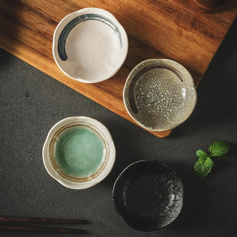 

Creative Japanese-style Hot Pot Sauce Small Dish Restaurant Household Utensils Porcelain