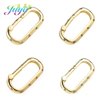 juya 3pcslot wholesale diy gold pendant lobster spring clasps accessories for handmade fashion charms keychains jewlery making