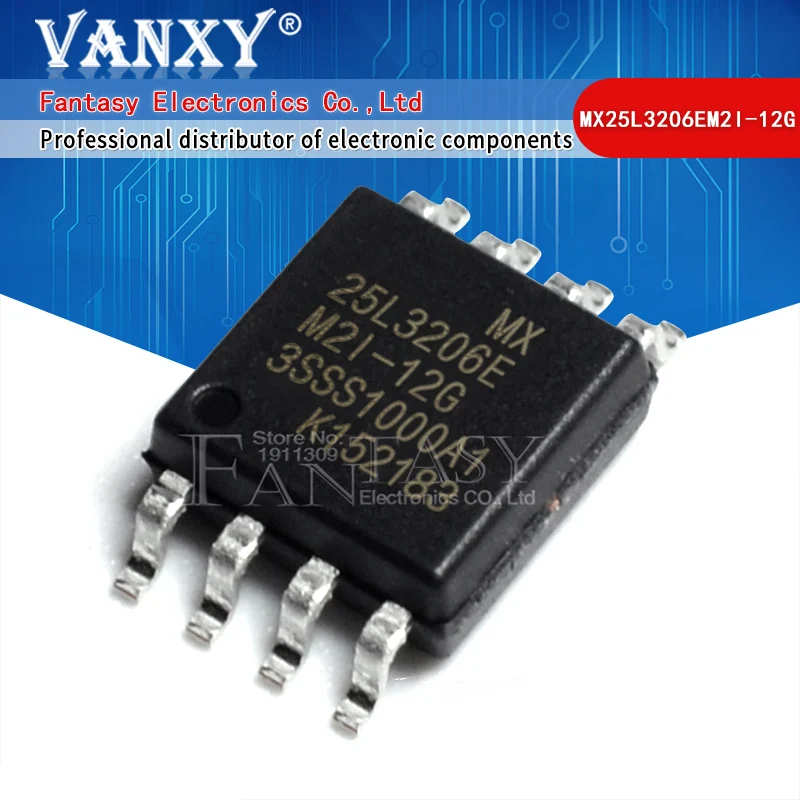 5pcs MX25L3206EM2I 12G MX25L3206E MX25L3206 25L3206E 25L3206 SOP8|Интегральные схемы| |