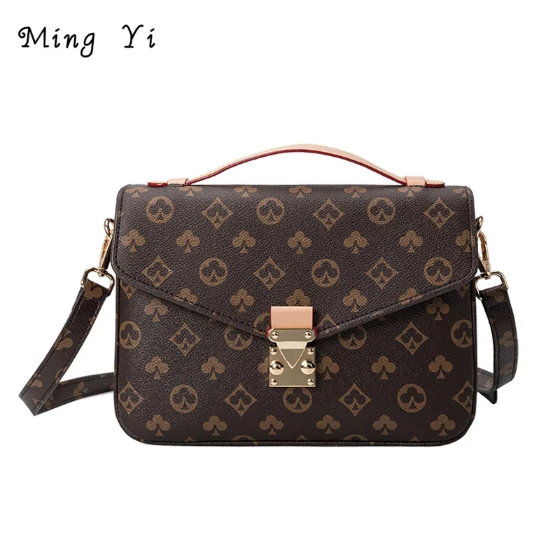 Маленькая квадратная дамская сумочка через плечо, новая модная вместительная сумка-почтальонка для дальнозоркости, простая и универсальна...