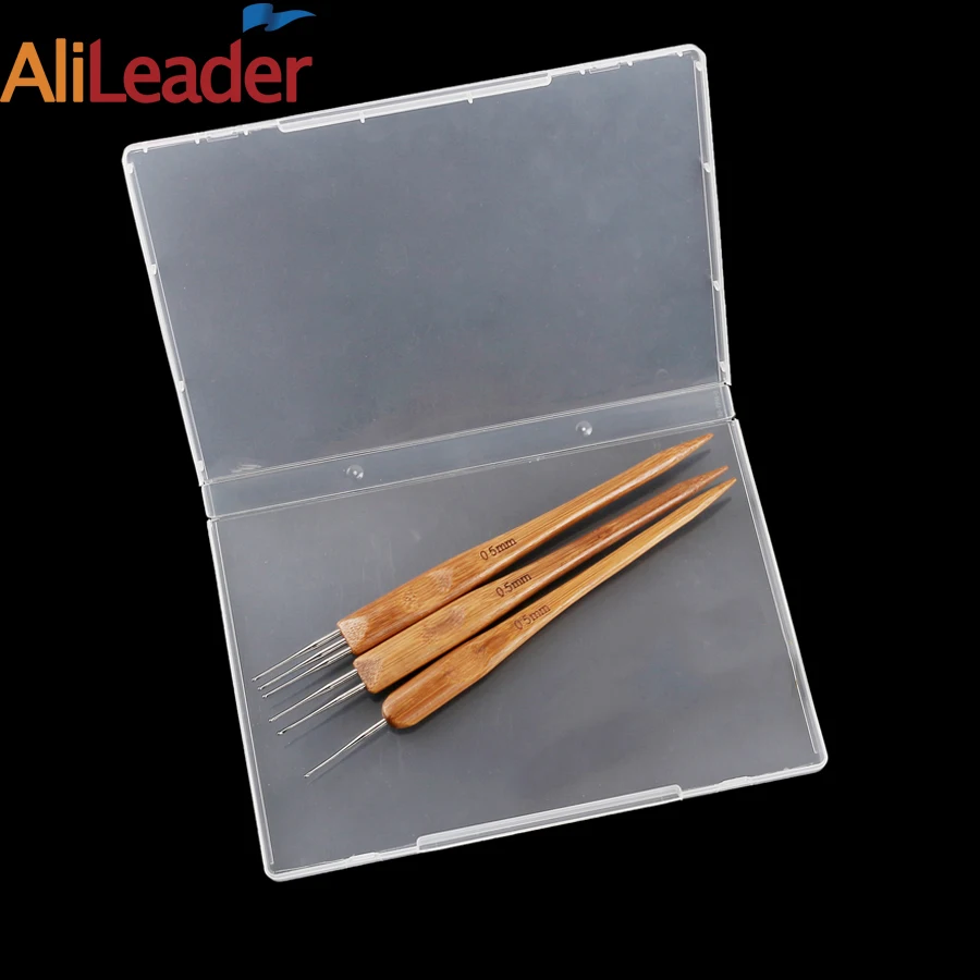 Крючки Alileader 3 шт./лот для вязания крючком с длинной тонкой ручкой из нержавеющей