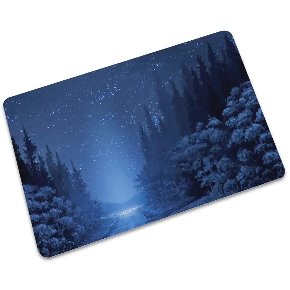 

Drop shipping Home Decoration Landscape Kitchen Mat Anti-slip Thin Bathroom Carpet Home Entrance Door Mats Floor mat Hallway Rug