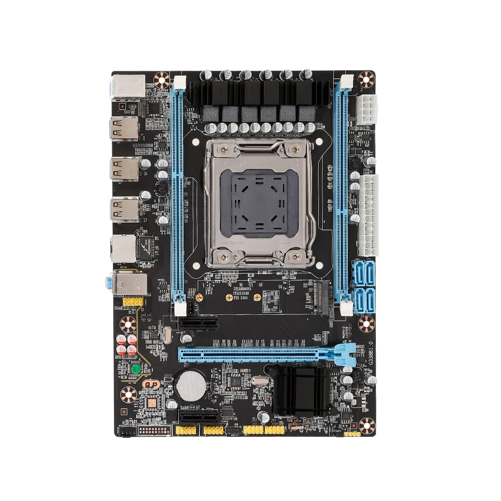 Материнская плата X79 LGA2011 ATX USB2.0 SATA3 PCI-E игровая материнская с поддержкой 32 ГБ DDR3