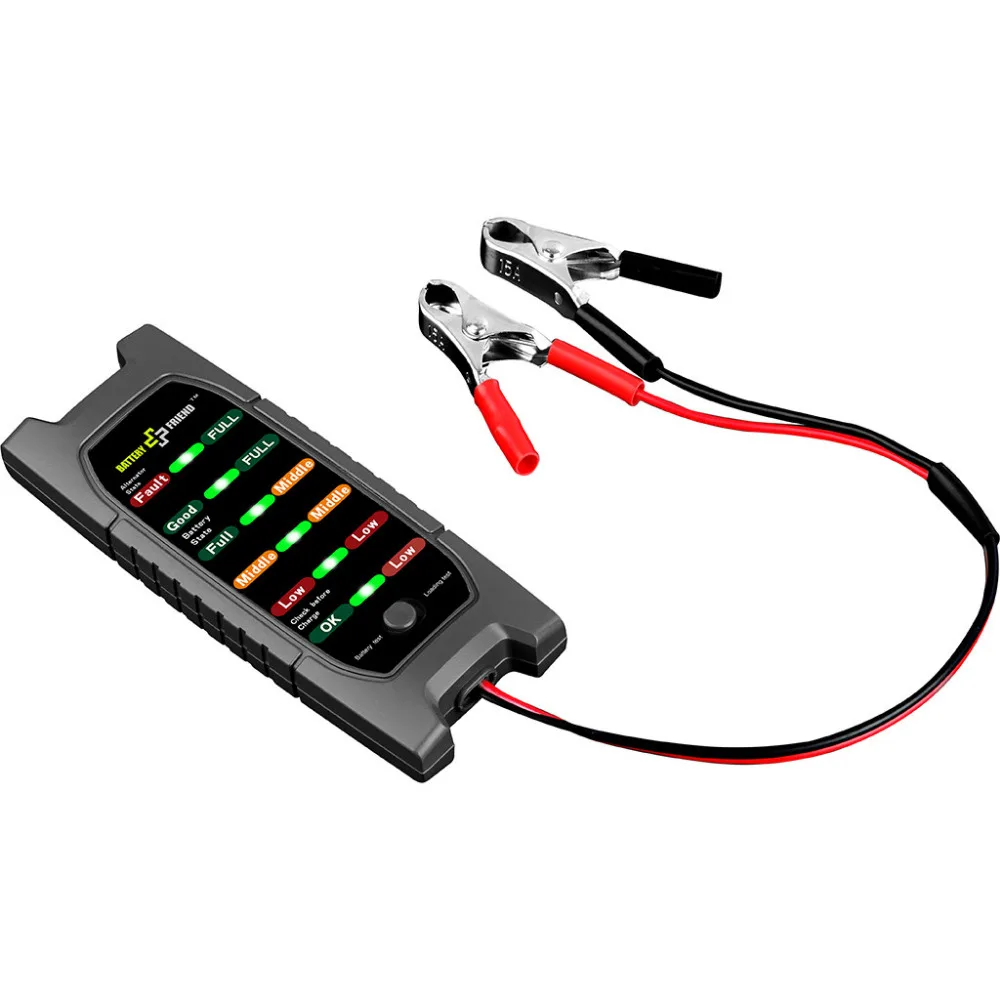 12 В тестер автомобильного аккумулятора ЖК Цифровая автомобильная система