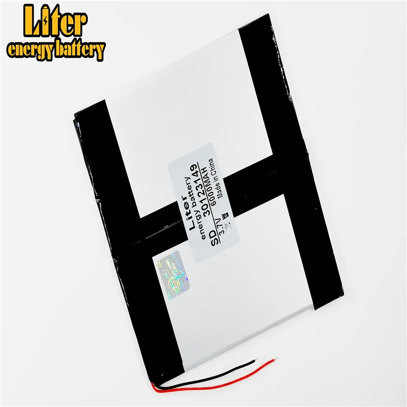 30123149 3.7v 6000mAh ,Li-ion( Polymer lithiumion) battery Tablet PC Battery , Perfect quality of lar