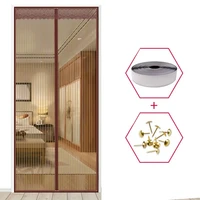 magnetic screen door net anti insect mesh fly mosquito protection magic net magnet curtains for doors windows screen