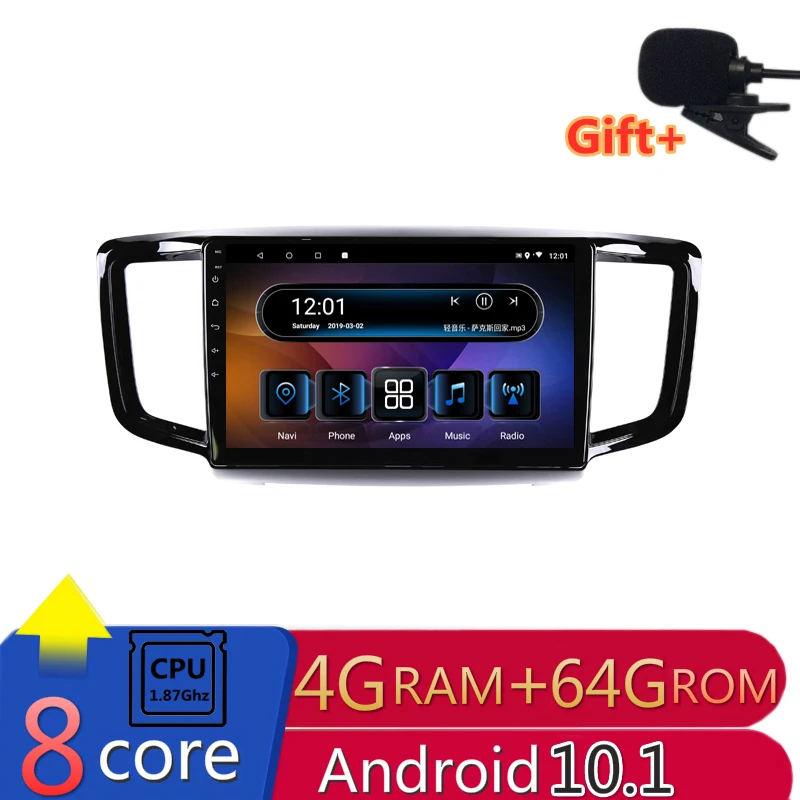 10 1 &quot4G RAM 8 ядер Android автомобильный DVD GPS навигация для Honda Odyssey 2015 2016 2017 аудио стерео