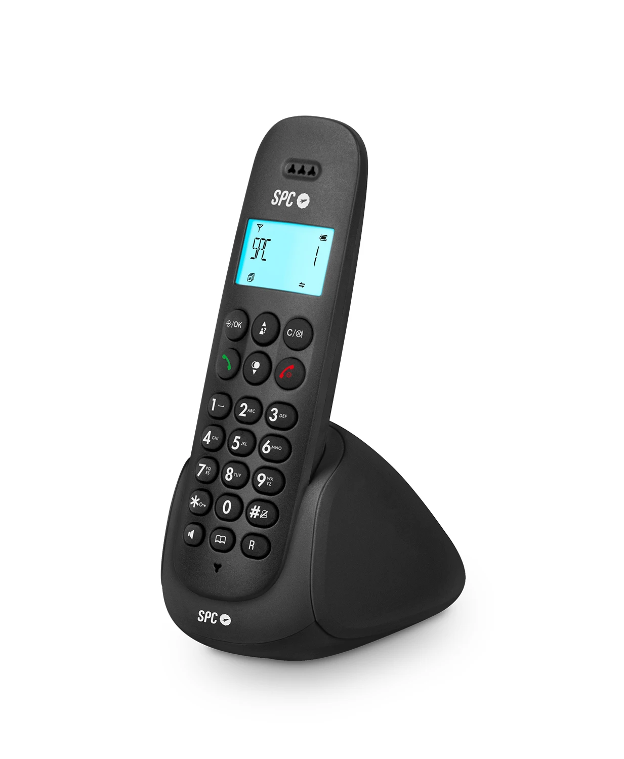 Беспроводной телефон SPC NTETIN0097 7310N 1 x RJ11 черный|Телефоны| |