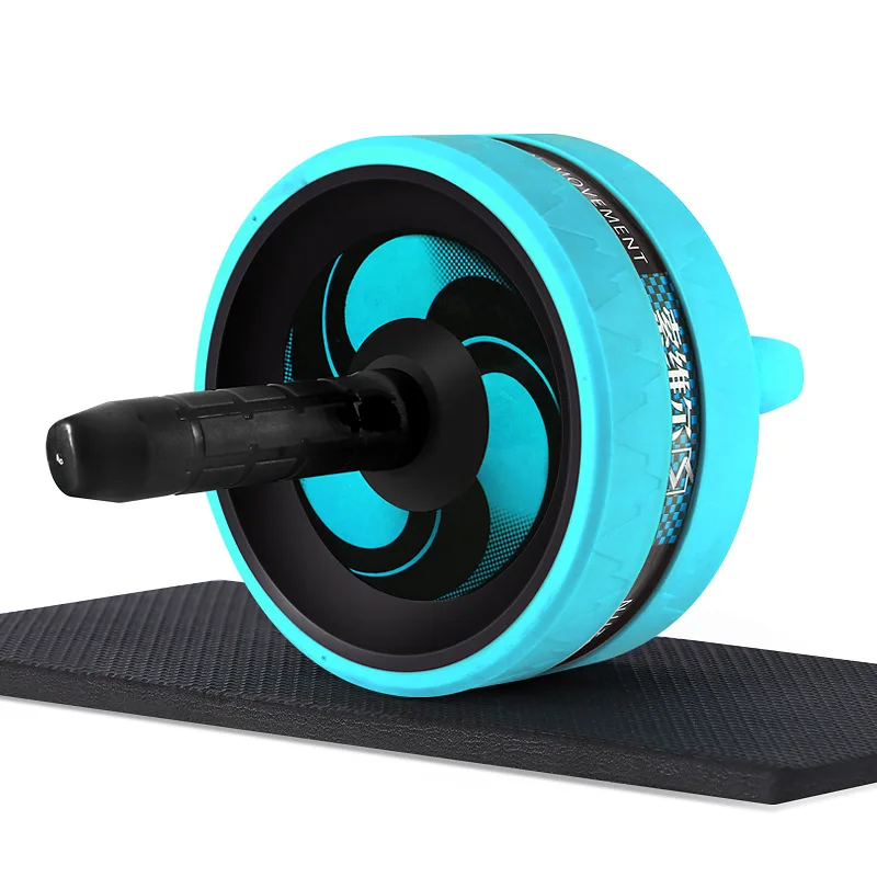 New Hot No Noise Abdominal Wheel Ab Roller Trainer Muscle Stimulation Fitness Equipment Gym Exercise Men Body Building 4 Colors |