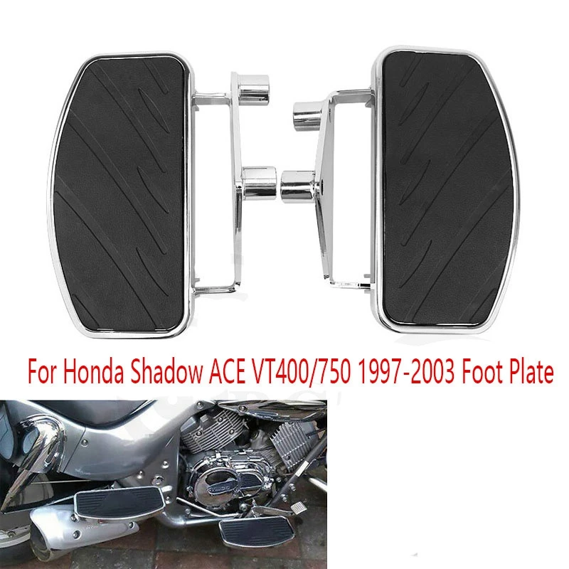 

Motorcycle Wide Foot Pegs Pedals Rest Footpegs for Honda Shadow ACE VT400/750 1997-2003 Foot Plate
