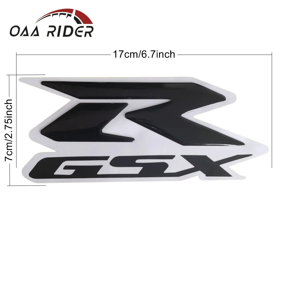 2 шт. наклейки на бак с логотипом для Suzuki GSX R GSXR 600 750 1000 1100 эмблема 3D обтекатели