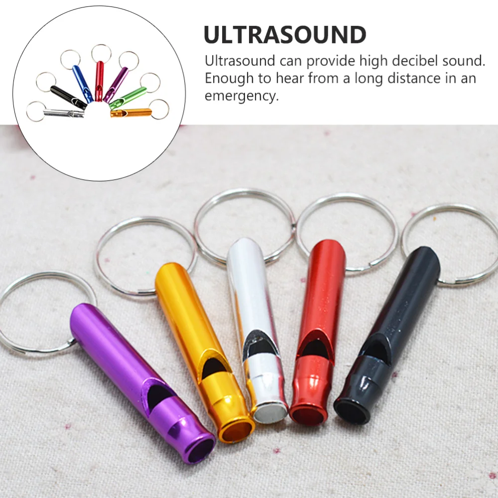 

7Pcs Ultrasonic Alloy Whistle Pigeon Metal Training Whistle Bird Training