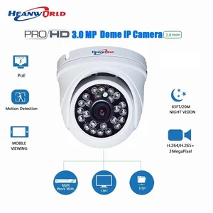 Купольная IP-камера Sony IMX307 HD, 2,8 МП, наружная, водонепроницаемая, ночного видения, широкоугольная, 2,0 мм, для POE, nvr