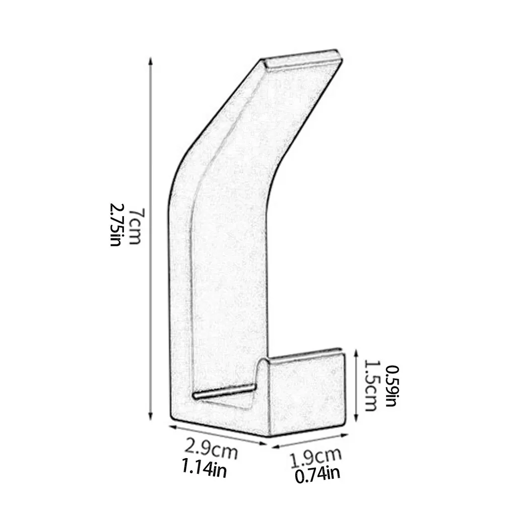 

Space Aluminum Punch-free Kitchen Bathroom Toilet Hook Kitchen Bathroom Coat Hook Rustproof Hook Multifunctional Use
