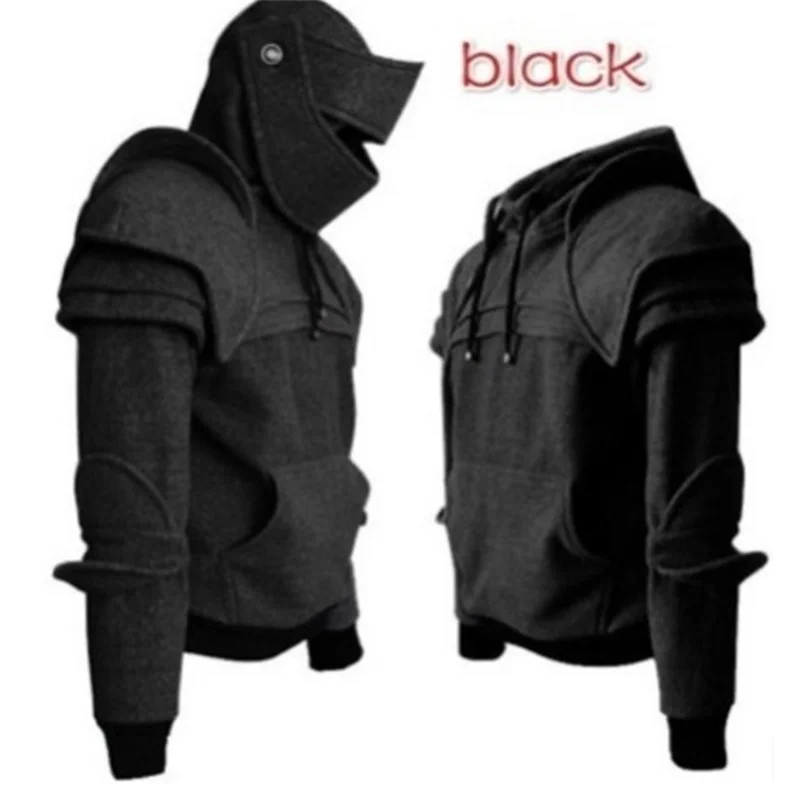 Защита на Хэллоуин Мужская защита для локтя с капюшоном и шнурком маска чехол