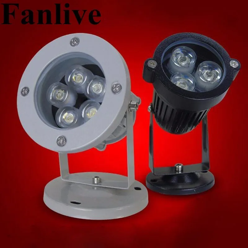 

10pcs/lot LED Lawn Lamps 3W 5w AC85V-265V Outdoor Garden Waterproof LED Spot Light Lamp Bulb Spotlight Tuinverlichting