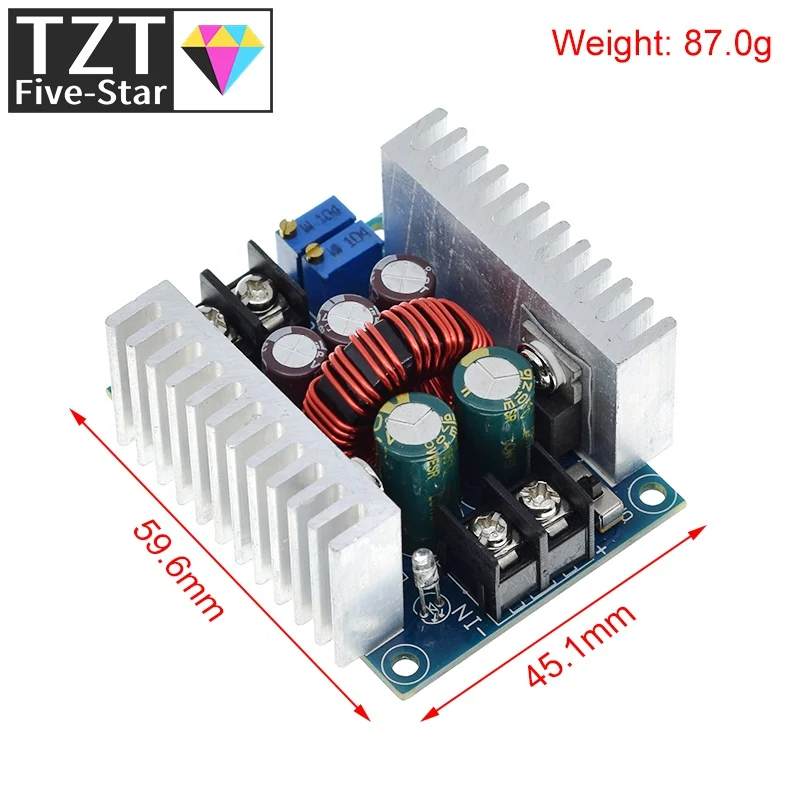 300W 20A DC-DC понижающий преобразователь модуль с драйвером постоянного тока для