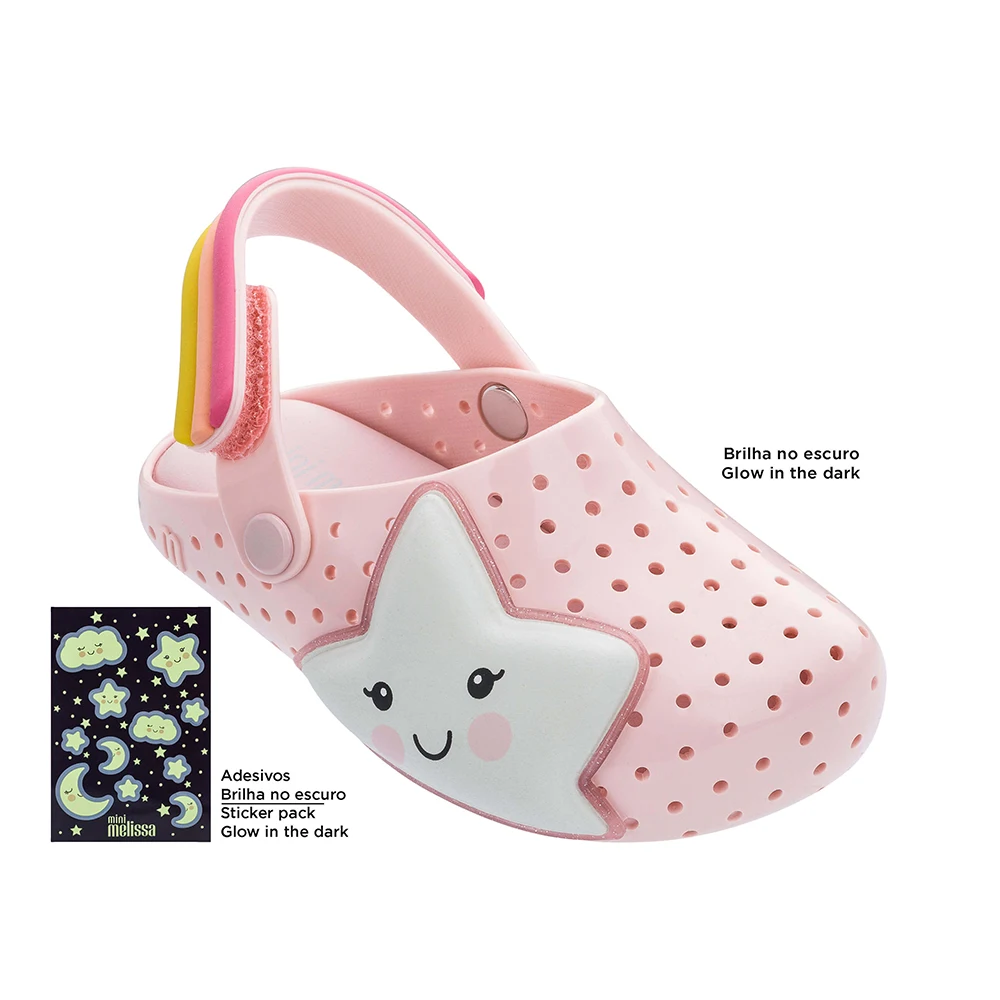 Светящиеся сандалии Mini Melissa 2020 для девочек и мальчиков детские дышащие