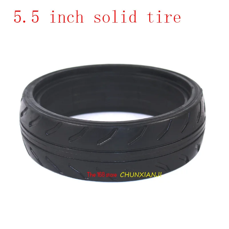 

Free shipping good quality 5.5 inch solid tire 5.5" tubeless tyre fits Electric Balanced Car Electric Scooter Baby Carrier