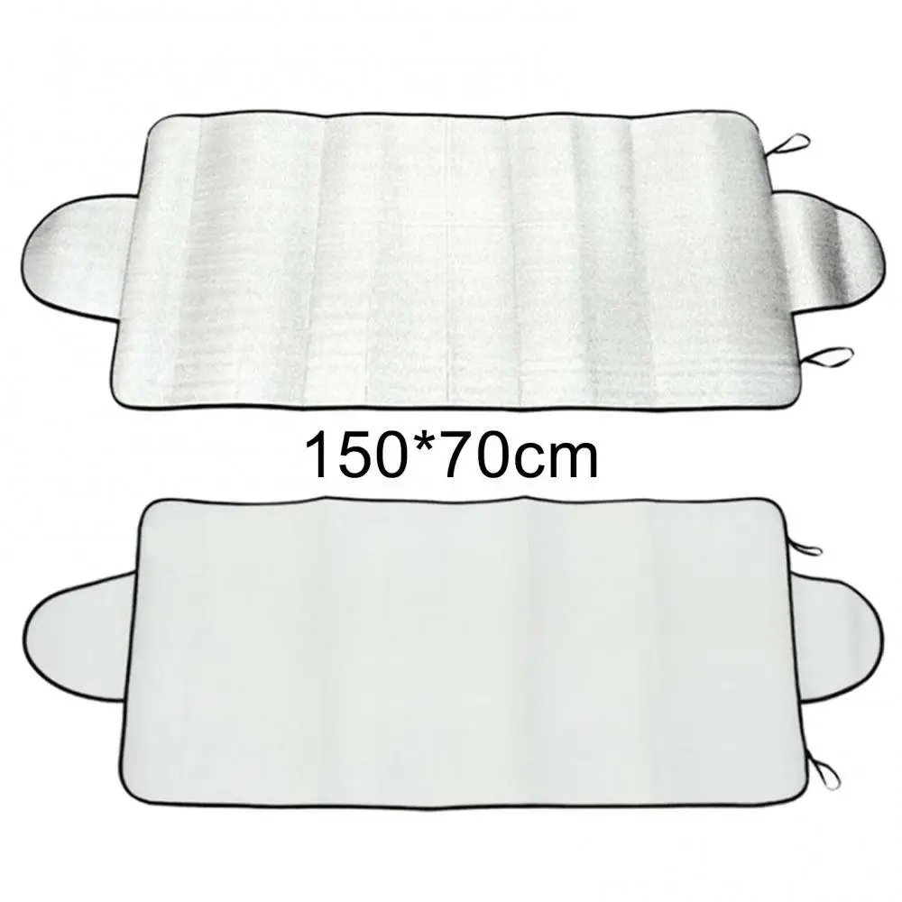

Universal Double Ears Car Windshield Snow Frost Block Sunshade Cover Protector Front/Rear Windshield Sun shades