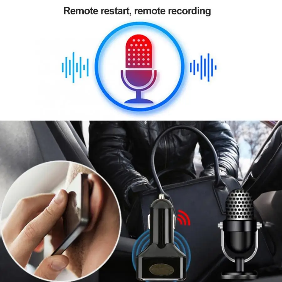 Мини Портативный gps Автомобильный локатор двойной USB противоугонное устройство слежения приложение