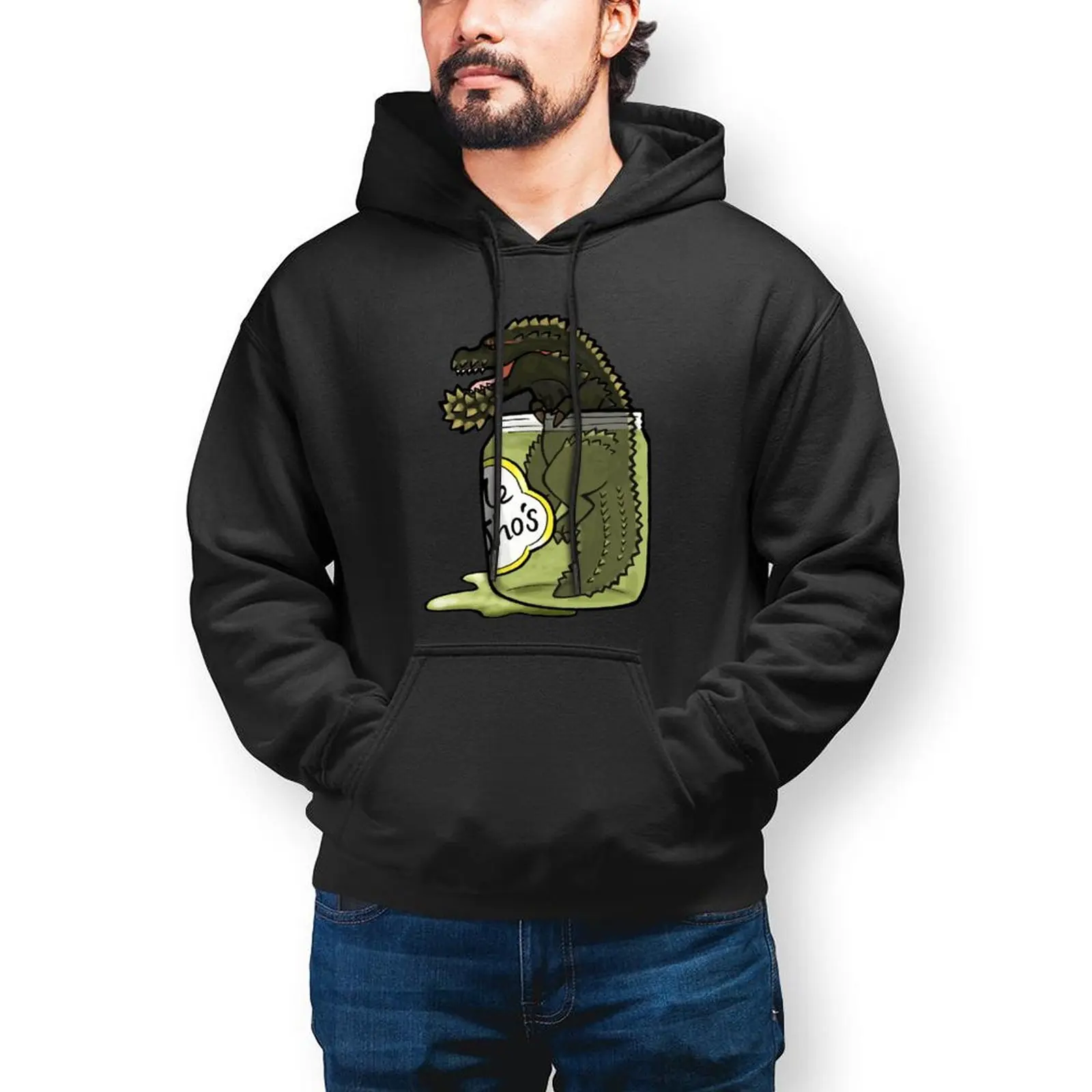 

Monster Hunter Hoodie Popular Long Length Cotton Hoodies Mens Winter Loose Pullover Hoodie Over Size