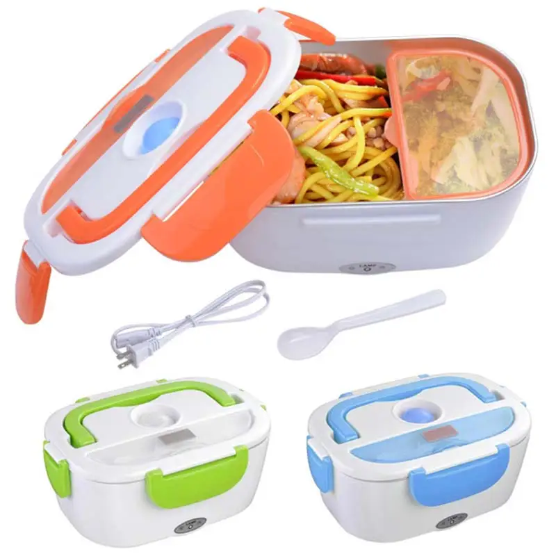 Портативный Ланч бокс с электрическим подогревом для дома и автомобиля
