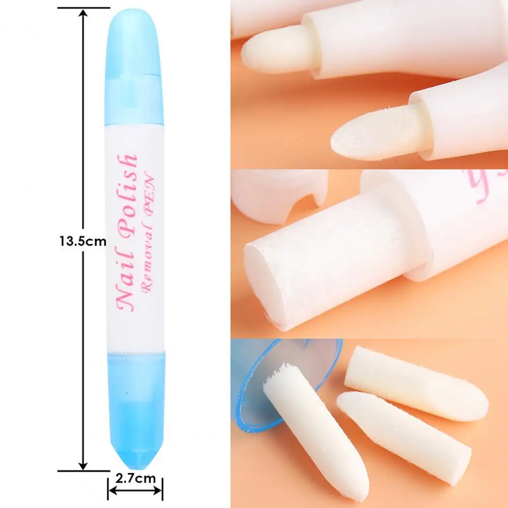 

Hot Sale!! 6g Nail Erase Pen Removable Head Nail Polish Cleaning Plastic Manicure Corrector Pen for Salon
