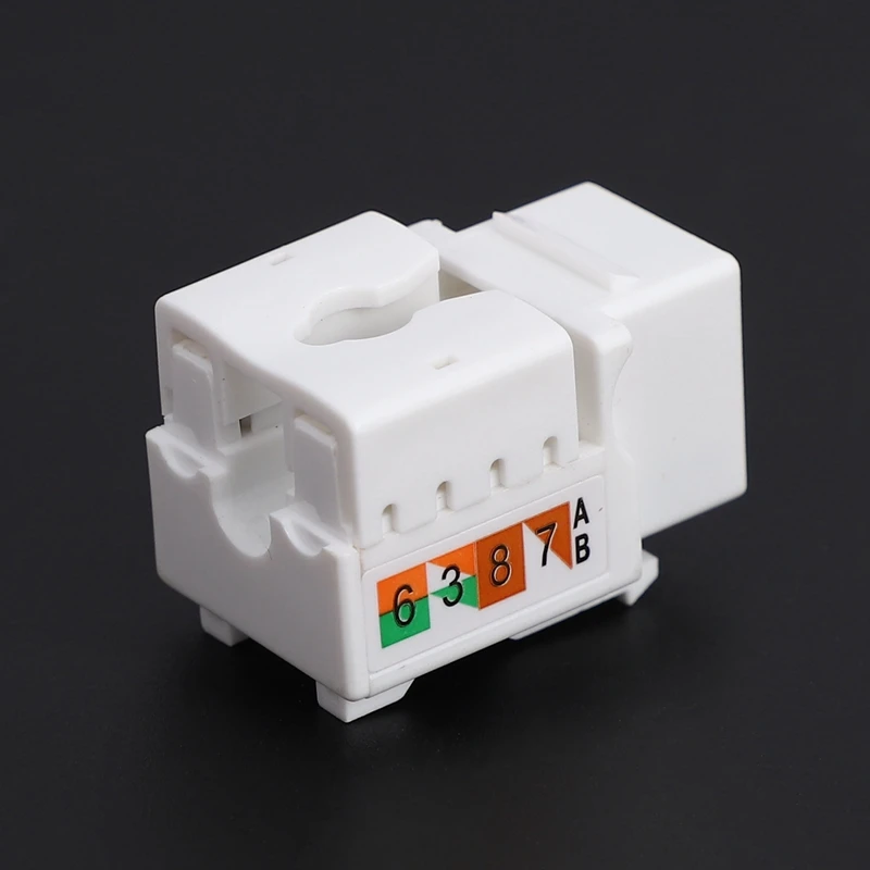 

50 Pcs Generic Cat6 RJ45 Jack Punch-Down Stand Ethernet Module Coupler