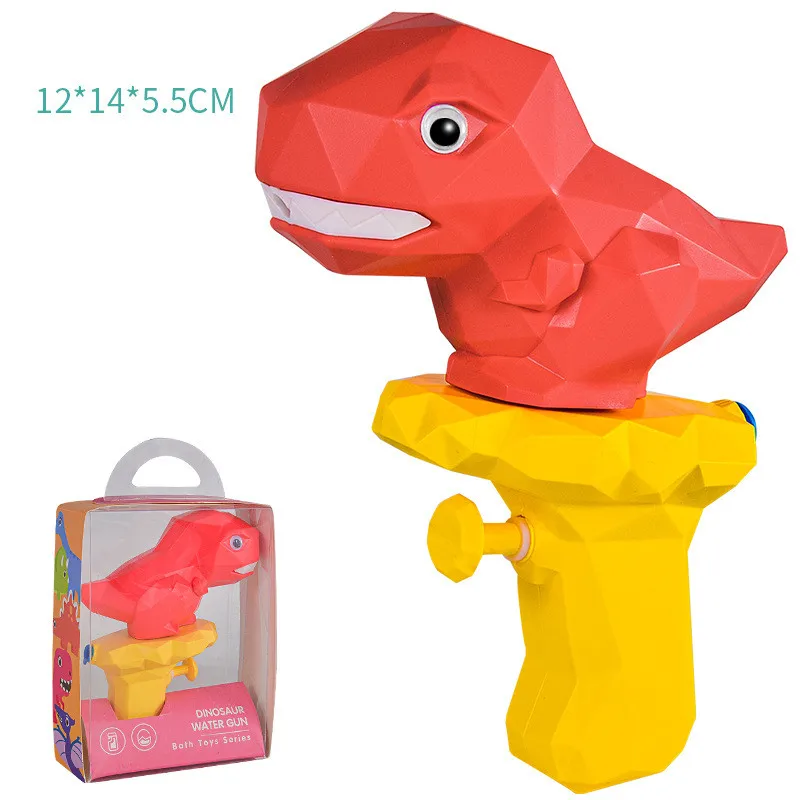 

New cartoon dinosaur Sand toys ABS Push water gun child outdoorBeach Play on the beach Swimming Pool toys gift