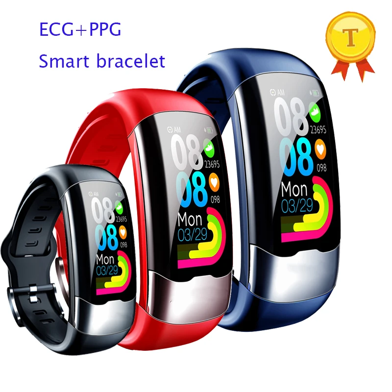 Новинка 2020 смарт-браслет PPG ECG браслет для измерения артериального давления