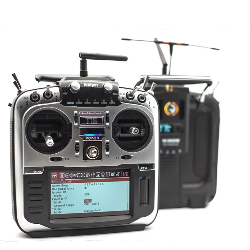 T16 Pro Mode1 Jumper T16 Plus/T16 Pro Hall Gimbal с открытым исходным кодом мультипротокол радио передатчик JumperTX 2,4G 16CH 4,3 дюймов lcd для FPV дрона - Цвет: T16 Pro Mode1