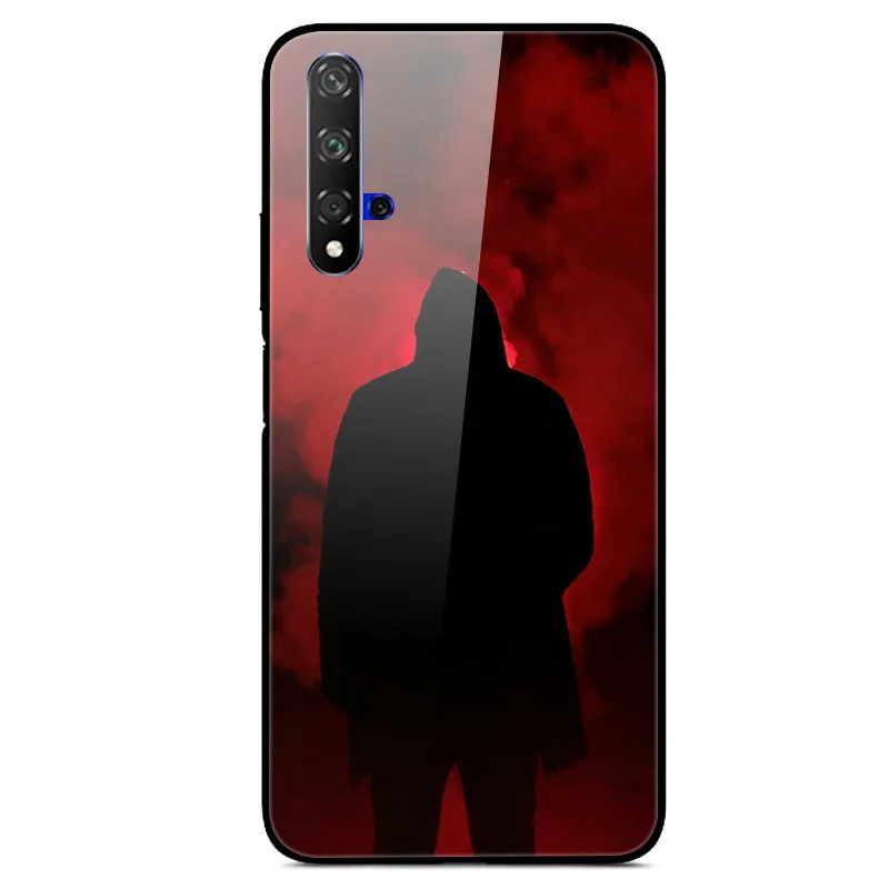 13 Чехол для huawei Honor 20, Жесткий Чехол из закаленного стекла с принтом, чехол для huawei Honor 20 Pro Lite Honor20 YAL-L21Cover Fundas - Цвет: 13