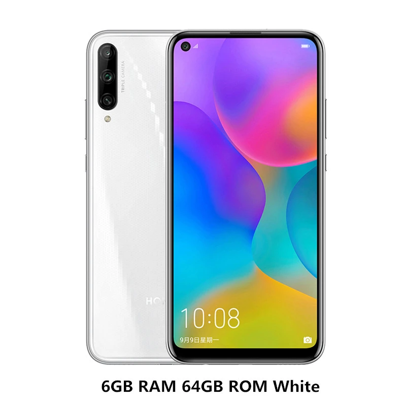 6GB 64GB White Honor play 3 мобильный телефон honor play 3 6,39 дюймов, четыре ядра, Android 9,0, разблокировка лица, GPU Turbo 3,0, мобильные телефоны - Цвет: 6GB 64GB White