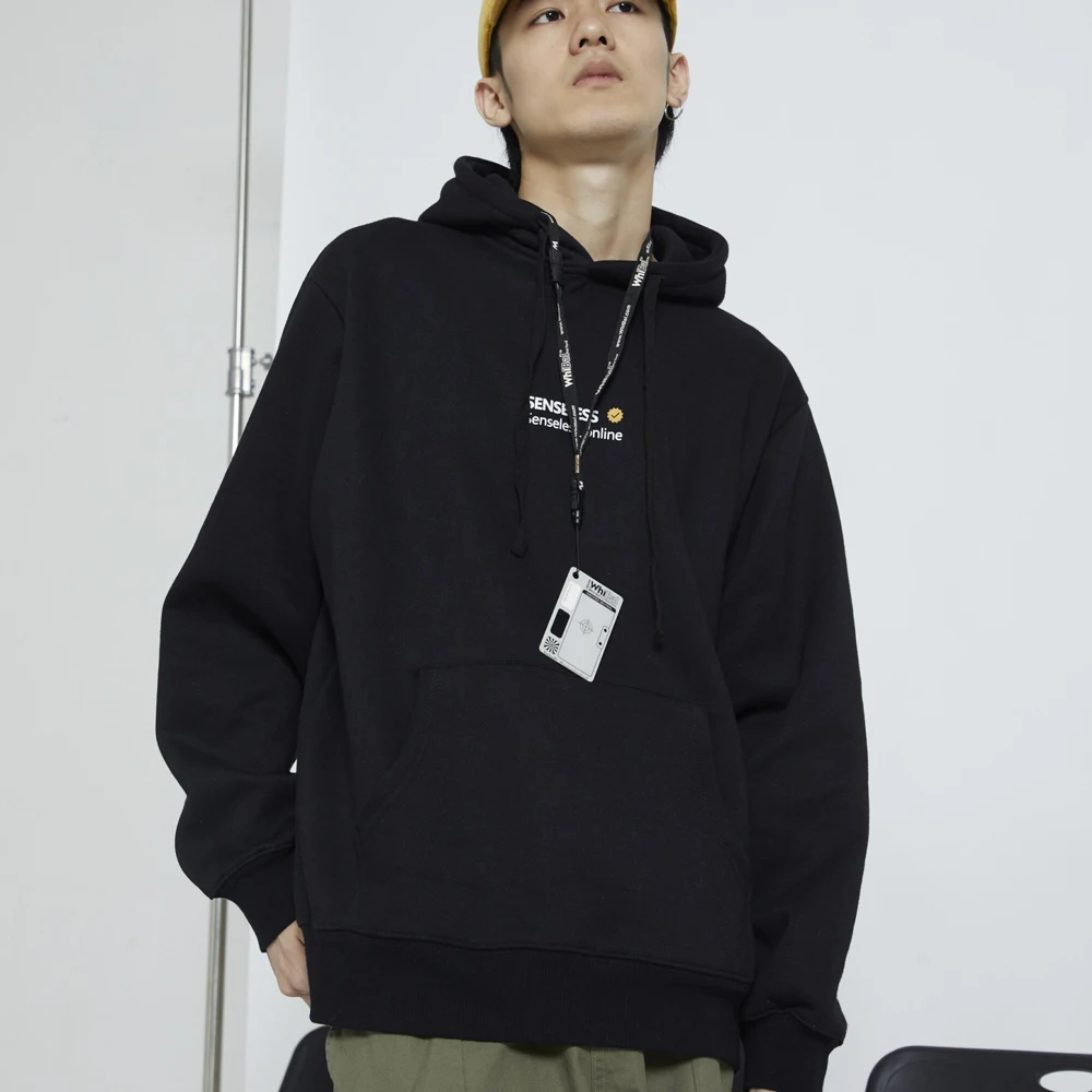 Мужская толстовка с капюшоном s Harajuku большие размеры высокое худи в уличном стиле