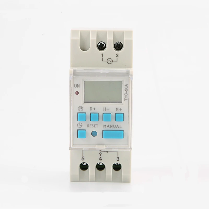 THC 30A110V/220V/12V/24V din рейку ЖК дисплей программируемый таймер переключатель|Таймеры| |