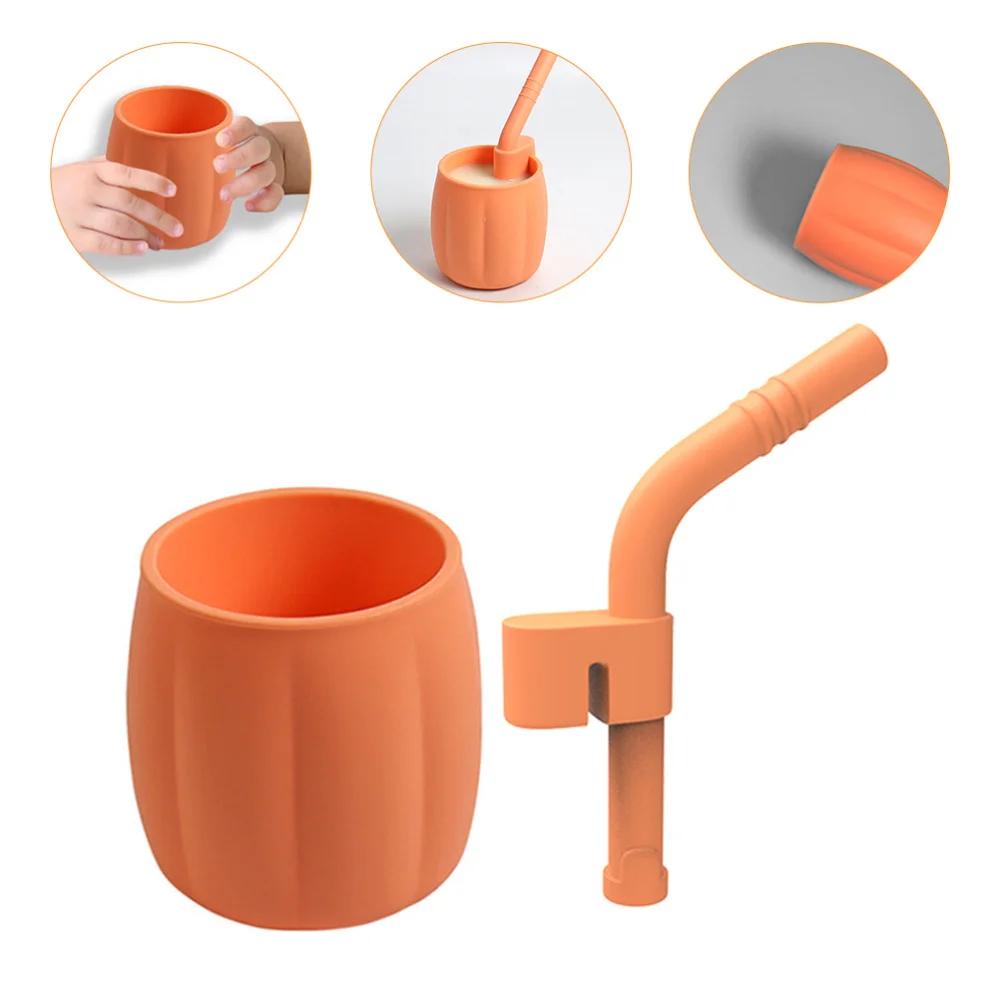 

60ml Kids Water Drinking Cup Silicone Straw Cup Baby Toddler Training Cup