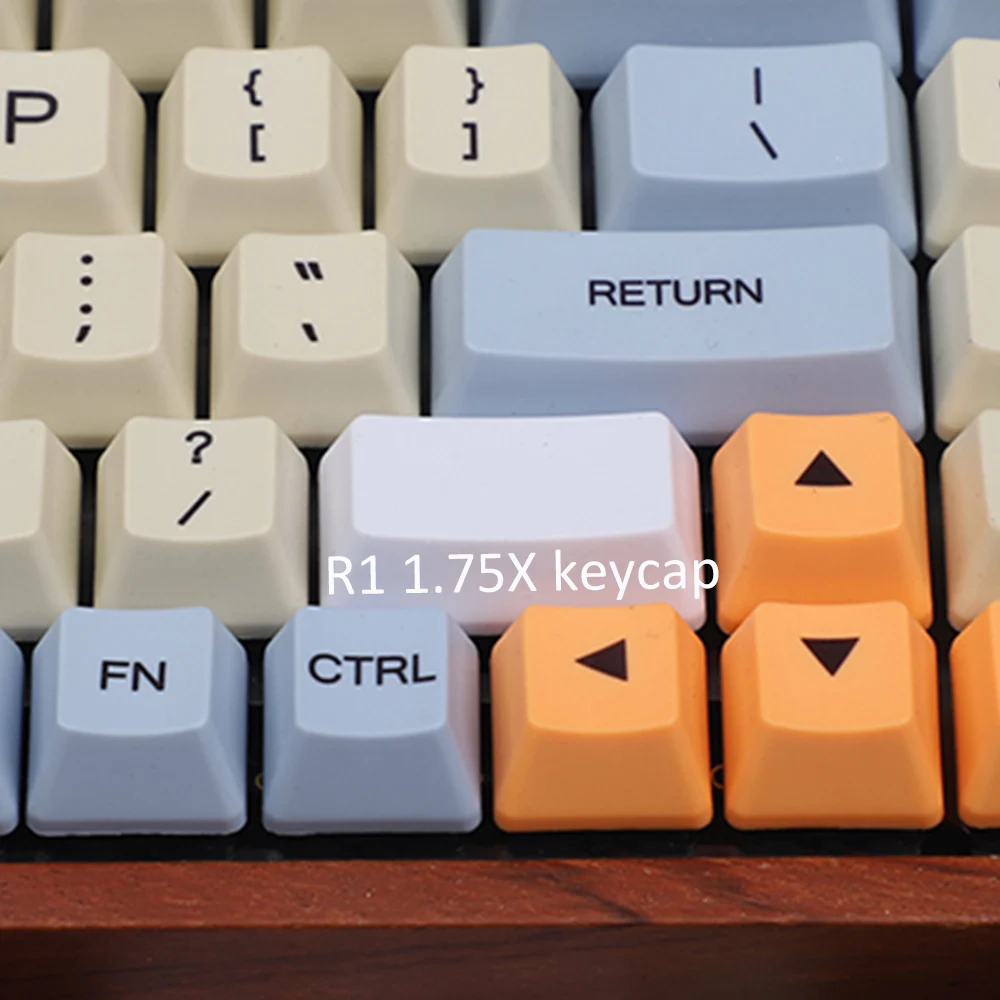 OEM профиль R1 1.5x 1.75x 2x красочные колпачки для Cherry Mx Переключатель Механическая