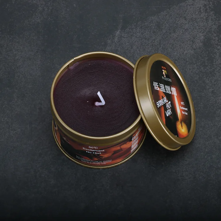 Жестяная консервированная низкотемпературная свеча БДСМ секс-свеча капельная